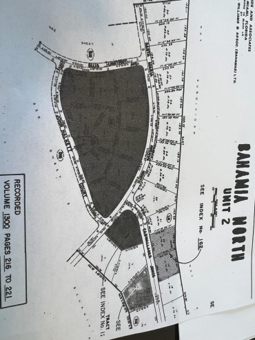 BB-190  North Bahamia-Multi-Family Lot-1.19 Acres being sold for $40K.