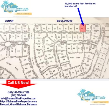 BB-075 MULTI-FAMILY LOT FOR SALE-LUNAR BLVD. BAHAMA TERRACE